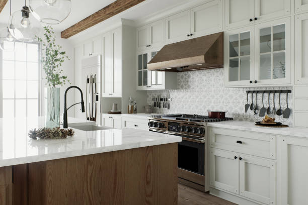 Hardwood kitchen floor Preston